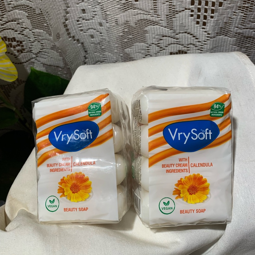 ✨⚡️💥2 Packs VRYSOFT Beauty SOAP, CALENDULA 8 Bars- Total Vegan Natural
